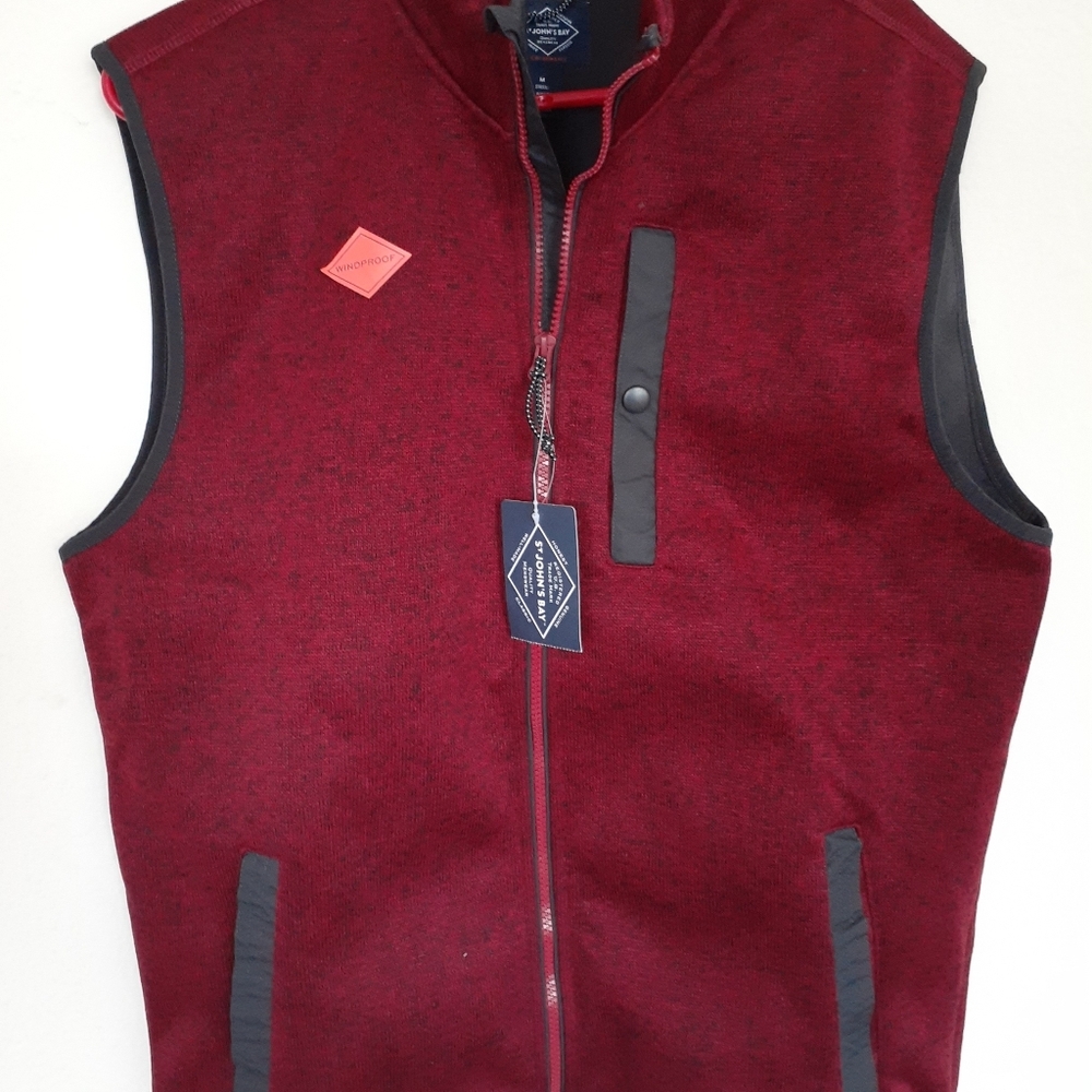 Sweater fleece vest